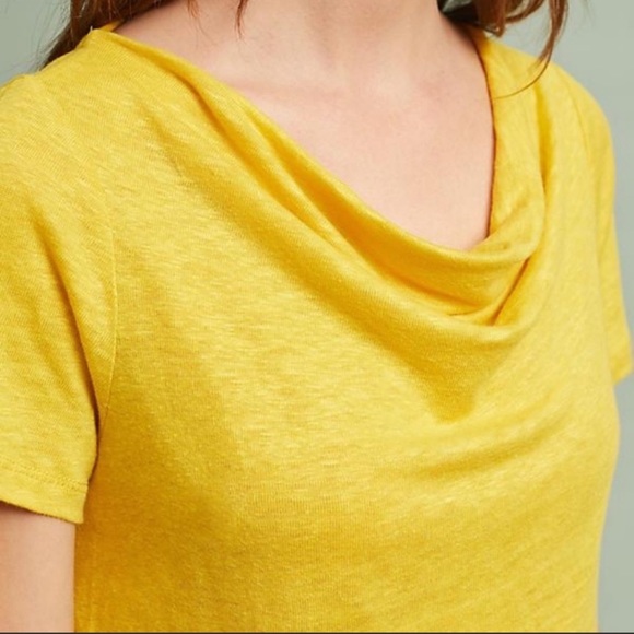 Anthropologie // Maeve Horizons Tee {Yellow}🌛 - Picture 5 of 13